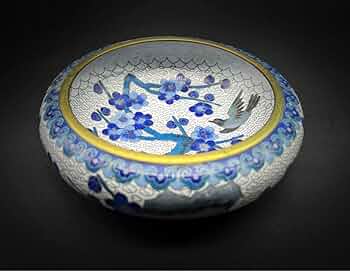 中國美術 古玩 景泰蓝 七宝焼　黒地花鳥蝶々紋様瓢箪　花器 京法造 中國美術 古玩 景泰蓝 七宝焼 黒地花鳥蝶々紋様瓢箪 花器 京法造